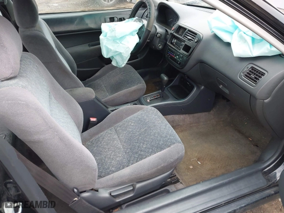 1998 Honda Civic EX with VIN 1HGEJ8243WL023329, listed as a IAAI auction lot 41744919 with 0 mi miles. Bid and sale history available at carsss.com. Image 5.