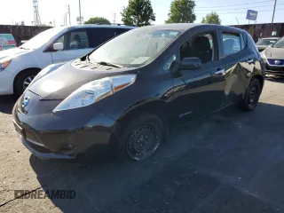 2015 Nissan LEAF SV with VIN 1N4AZ0CP8FC306783, listed as a Copart auction lot 64526223 with 83,572 mi miles. Bid and sale history available at carsss.com. Image 1.