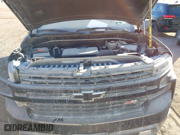 2021 Chevrolet Silverado 1500 LT Trail Boss with VIN 1GCPYFEDXMZ392928, listed as a IAAI auction lot 41340856 with 52,361 mi miles and . Bid and sale history available at DreamBid. Image 10.
