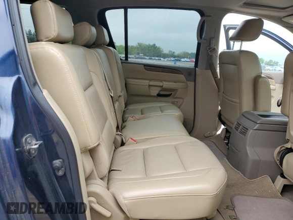 2008 Nissan Armada SE z VIN 5N1AA08C38N626345, wystawiony jako Copart lot #55940535 z przebiegiem 235 584 mil mil oraz Czysty tytuł • Clean title. Historia ofert i sprzedaży dostępna na DreamBid. Obrazek 11.