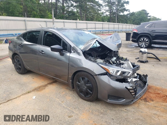 2024 Nissan Versa S with VIN 3N1CN8DV4RL904939, listed as a Copart auction lot 53999585 with 9,506 mi miles and Salvage title. Bid and sale history available at DreamBid. Image 4.