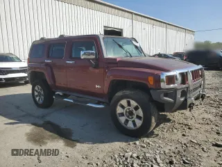 2007 Hummer H3 SUV with VIN 5GTDN13EX78193522, listed as a Copart auction lot 55076925 with Not Provided miles and Clean Title. Bid and sale history available at DreamBid. Image 4.