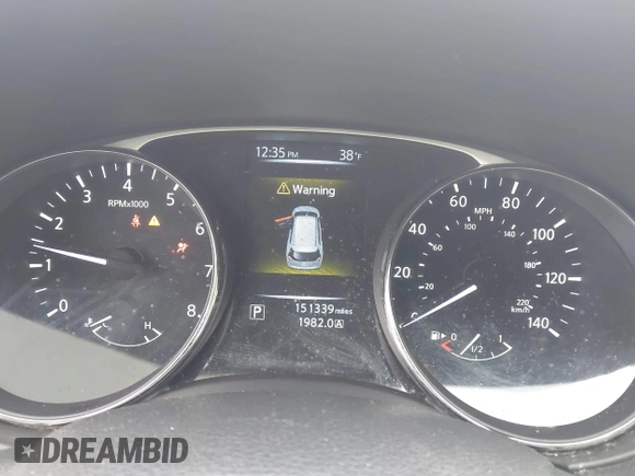 2016 Nissan Rogue SV with VIN KNMAT2MV0GP736497, listed as a IAAI auction lot 41726100 with 151,339 mi miles. Bid and sale history available at carsss.com. Image 7.