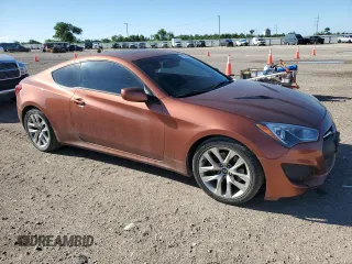 2013 Hyundai Genesis Coupe 2.0T with VIN KMHHT6KD6DU091878, listed as a Copart auction lot 53606815 with 142,441 mi miles and Salvage title. Bid and sale history available at DreamBid. Image 4.