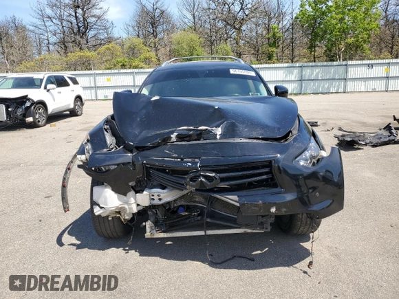 2013 Infiniti FX with VIN JN8CS1MW5DM170014, listed as a Copart auction lot 56195905 with 138,686 mi miles and Salvage title. Bid and sale history available at DreamBid. Image 5.