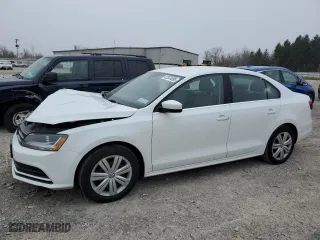 2017 Volkswagen Jetta 1.4T S with VIN 3VW167AJ5HM282645, listed as a Copart auction lot 52574995 with 75,541 mi miles and Salvage Title. Bid and sale history available at carsss.com. Image 1.