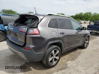 2019 Jeep Cherokee Limited with VIN 1C4PJLDB6KD300369, listed as a Copart auction lot 55023765 with 165,615 mi miles and Clean Title. Bid and sale history available at DreamBid. Image 3.