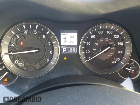 2011 Infiniti M37 with VIN JN1BY1AP7BM323494, listed as a Copart auction lot 77250874 with 136,351 mi miles and Salvage Title. Bid and sale history available at carsss.com. Image 9.