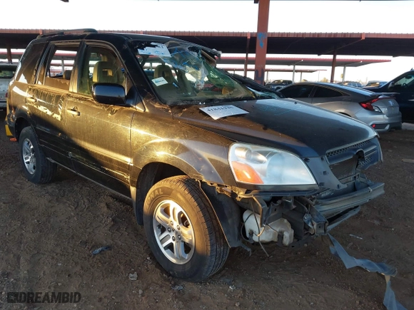 2004 Honda Pilot EX with VIN 2HKYF18624H620101, listed as a IAAI auction lot 41841945 with 196,158 mi miles. Bid and sale history available at carsss.com. Image 1.
