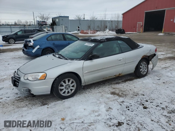 2005 Chrysler Sebring Limited with VIN 1C3EL65R35N542991, listed as a Copart auction lot 84969394 with 156,904 mi miles and Clean title. Bid and sale history available at DreamBid. Image 1.