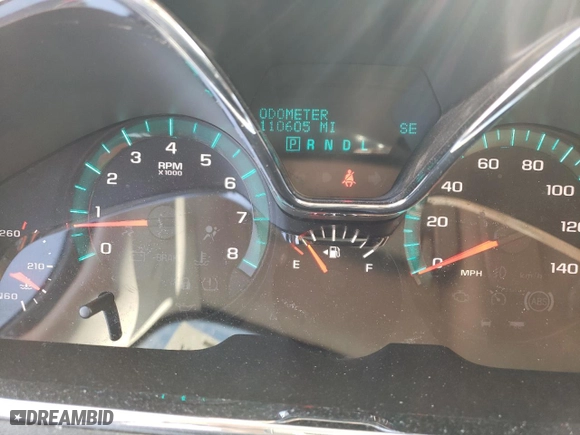 2014 Chevrolet Traverse LT with VIN 1GNKVGKD4EJ291162, listed as a Copart auction lot 46495705 with 110,605 mi miles and Salvage Title. Bid and sale history available at carsss.com. Image 9.