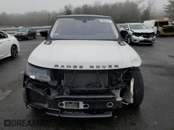 2019 Land Rover Range Rover Sport HSE with VIN SALWR2RV5KA422443, listed as a Copart auction lot 53635795 with 108,818 mi miles and Salvage title. Bid and sale history available at DreamBid. Image 5.