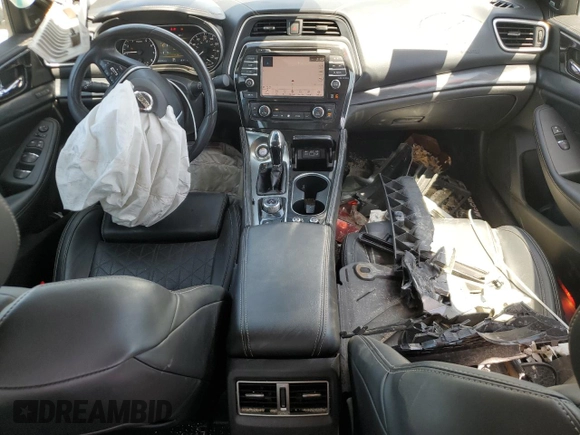 2019 Nissan Maxima SV with VIN 1N4AA6AV4KC369112, listed as a Copart auction lot 60887225 with 42,673 mi miles and Salvage title. Bid and sale history available at DreamBid. Image 8.