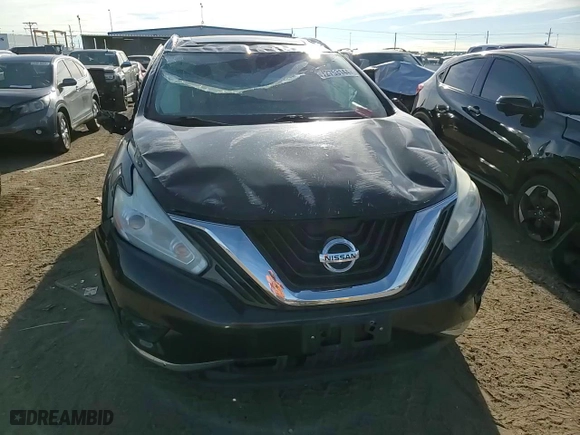 2017 Nissan Murano SL with VIN 5N1AZ2MH8HN124713, listed as a Copart auction lot 72753144 with 109,164 mi miles and Salvage Title. Bid and sale history available at carsss.com. Image 12.