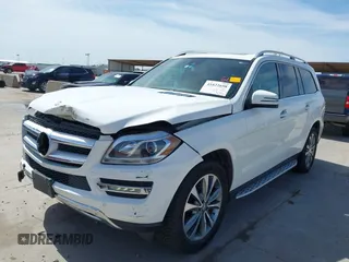 2016 Mercedes-Benz GL with VIN 4JGDF6EE4GA712535, listed as a IAAI auction lot 41822698 with 143,208 mi miles. Bid and sale history available at carsss.com. Image 2.