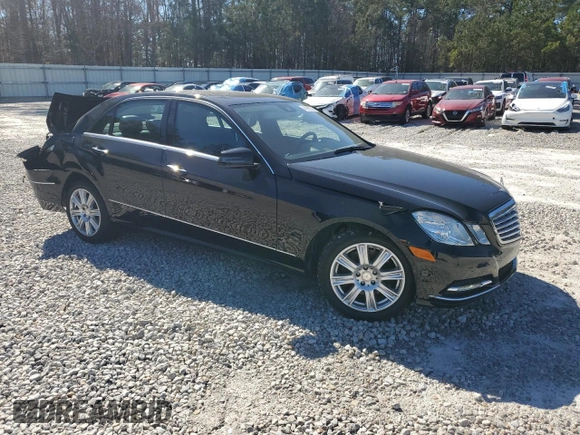 2013 Mercedes-Benz E 350 Luxury with VIN WDDHF5KBXDA719212, listed as a Copart auction lot 46988825 with 131,364 mi miles and Salvage Title. Bid and sale history available at DreamBid. Image 4.