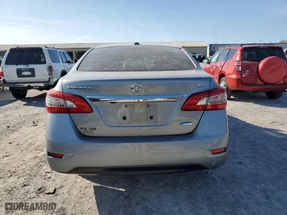 2013 Nissan Sentra SL with VIN 3N1AB7AP2DL614420, listed as a Copart auction lot 52449745 with 101,570 mi miles and Salvage Title. Bid and sale history available at carsss.com. Image 6.