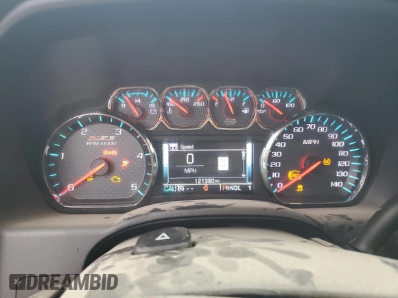 2017 Chevrolet Silverado 3500HD LTZ with VIN 1GC4K0EY8HF108983, listed as a Copart auction lot 73534014 with 121,390 mi miles and Salvage Title. Bid and sale history available at carsss.com. Image 9.