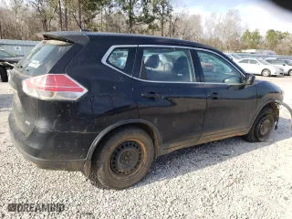 2016 Nissan Rogue SV with VIN KNMAT2MV5GP594325, listed as a Copart auction lot 47031955 with 104,882 mi miles and Salvage Title. Bid and sale history available at carsss.com. Image 3.