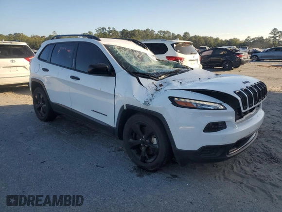 2017 Jeep Cherokee Sport z VIN 1C4PJLAS6HW652465, wystawiony jako Copart lot #77450574 z przebiegiem 16 779 mil mil oraz Szkoda całkowita • Salvage title. Historia ofert i sprzedaży dostępna na DreamBid. Obrazek 4.