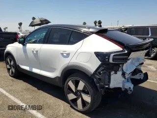 2022 Volvo C40 Recharge Pure Electric Ultimate with VIN YV4ED3GB9N2005757, listed as a Copart auction lot 58336704 with 6,927 mi miles and Salvage Title. Bid and sale history available at carsss.com. Image 2.