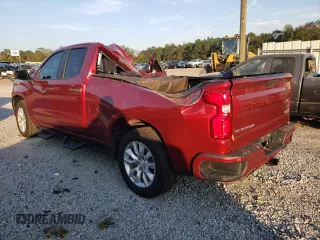 2020 Chevrolet Silverado 1500 Custom with VIN 1GCRWBEF0LZ132559, listed as a Copart auction lot 75050384 with 114,446 mi miles and Salvage Title. Bid and sale history available at carsss.com. Image 2.