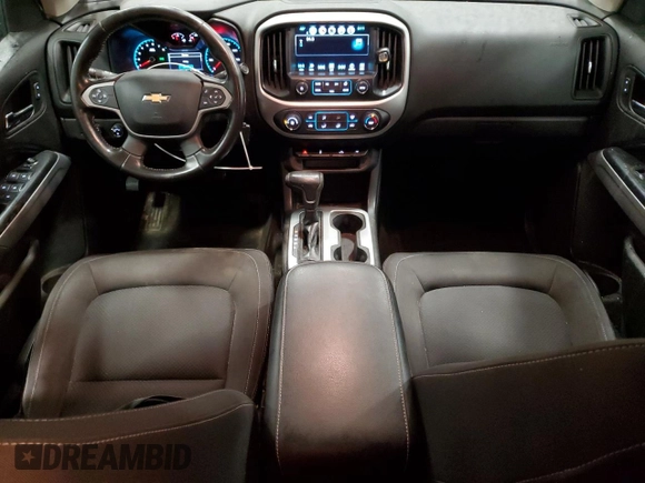 2018 Chevrolet Colorado 4WD LT with VIN 1GCGTCEN9J1316228, listed as a Copart auction lot 55973725 with 54,282 mi miles and Salvage title. Bid and sale history available at DreamBid. Image 8.