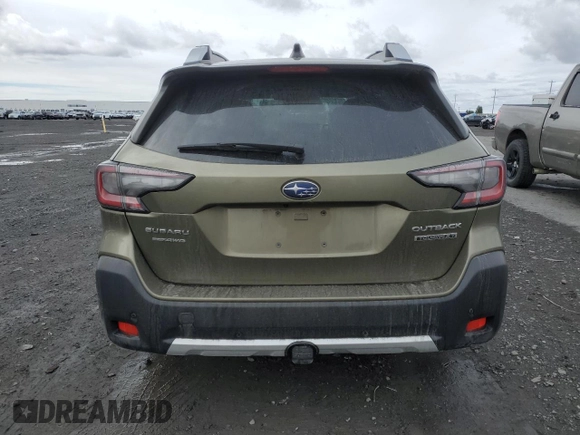 2023 Subaru Outback Touring XT with VIN 4S4BTGPD5P3186897, listed as a Copart auction lot 48678355 with 52,258 mi miles and Salvage title. Bid and sale history available at DreamBid. Image 6.