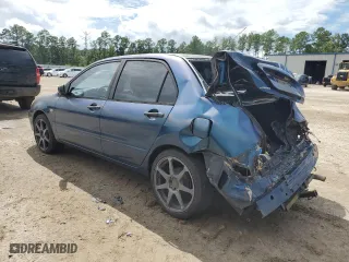 2006 Mitsubishi Lancer ES with VIN JA3AJ26E16U004851, listed as a Copart auction lot 70392304 with 145,052 mi miles and Salvage Title. Bid and sale history available at carsss.com. Image 2.