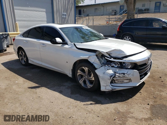 2019 Honda Accord EX z VIN 1HGCV1F43KA091729, wystawiony jako Copart lot #55897535 z przebiegiem 188 932 mil mil oraz Szkoda całkowita • Salvage title. Historia ofert i sprzedaży dostępna na DreamBid. Obrazek 4.