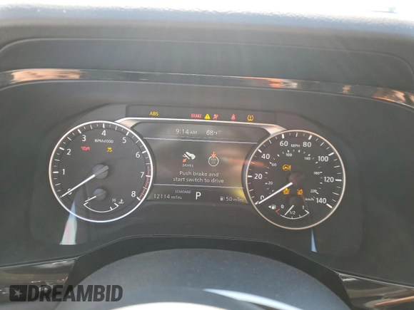 2025 Nissan Pathfinder SV with VIN 5N1DR3BA0SC210884, listed as a Copart auction lot 64903235 with 12,114 mi miles and Clean title. Bid and sale history available at DreamBid. Image 9.