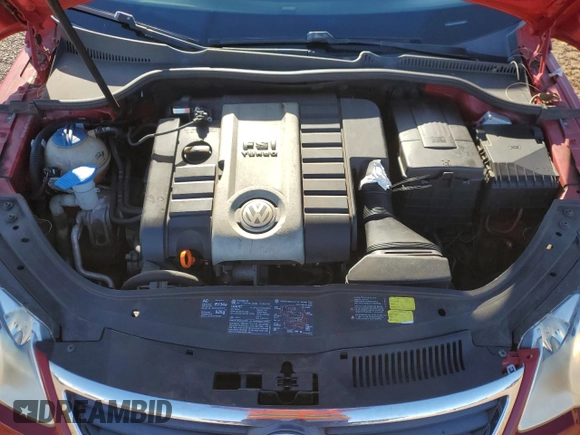 2007 Volkswagen Eos 2.0T with VIN WVWDA71F07V019803, listed as a Copart auction lot 85812454 with 88,150 mi miles and Salvage Title. Bid and sale history available at DreamBid. Image 11.