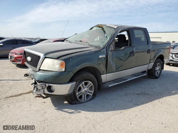 2008 Ford F-150 XLT with VIN 1FTPW14V38KB22506, listed as a Copart auction lot 48344405 with 206,874 mi miles and Salvage Title. Bid and sale history available at carsss.com. Image 1.