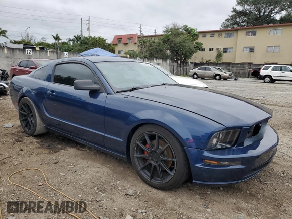 2007 Ford Mustang GT Deluxe with VIN 1ZVHT82H075304239, listed as a Copart auction lot 82001084 with 135,108 mi miles and Non repairable. Bid and sale history available at DreamBid. Image 4.