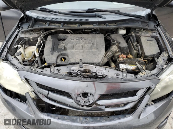 2012 Toyota Corolla L with VIN 5YFBU4EEXCP044820, listed as a Copart auction lot 51020175 with 119,293 mi miles and Salvage Title. Bid and sale history available at carsss.com. Image 11.