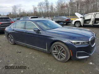 2020 BMW 7 Series 750i xDrive with VIN WBA7U2C08LGJ59707, listed as a Copart auction lot 49145595 with 30,020 mi miles and Salvage title. Bid and sale history available at DreamBid. Image 4.