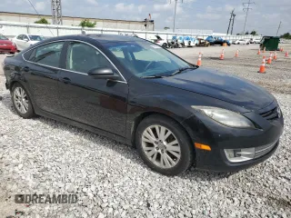 2009 Mazda 6 i Touring with VIN 1YVHP82A895M21705, listed as a Copart auction lot 57065245 with 224,444 mi miles and Salvage title. Bid and sale history available at DreamBid. Image 4.