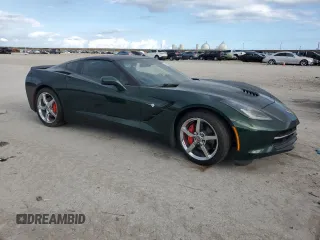 2014 Chevrolet Corvette 1LT with VIN 1G1YA2D78E5103009, listed as a Copart auction lot 43945745 with 120,811 mi miles and Salvage Title. Bid and sale history available at carsss.com. Image 4.