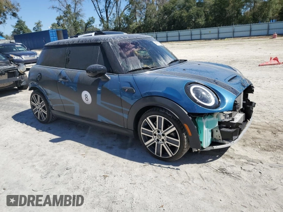 2022 MINI Hardtop Cooper S with VIN WMW53DH00N2R71257, listed as a Copart auction lot 47015765 with 26,394 mi miles and Salvage title. Bid and sale history available at DreamBid. Image 4.