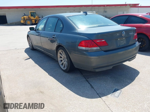2006 BMW 7 Series 750Li with VIN WBAHN83546DT60302, listed as a IAAI auction lot 41980755 with 109,552 mi miles and . Bid and sale history available at DreamBid. Image 3.
