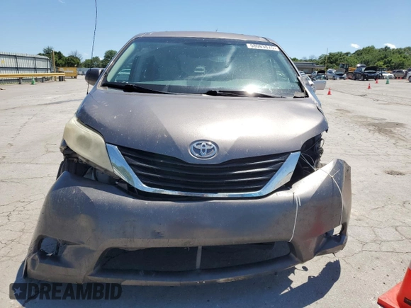 2011 Toyota Sienna LE AAS с VIN 5TDKK3DC4BS046973, выставлен на аукционе Copart как лот 58083875 с пробегом 322 399 миль миль и Списание • Salvage title. История ставок и продаж доступна на DreamBid. Изображение 5.