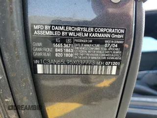 2005 Chrysler Crossfire Limited с VIN 1C3AN65L95X037773, выставлен на аукционе Copart как лот 59632735 с пробегом Не указан миль и Списание • Salvage title. История ставок и продаж доступна на DreamBid. Изображение 12.
