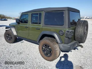 2023 Jeep Wrangler Sport S with VIN 1C4HJXDN7PW674152, listed as a Copart auction lot 46481705 with Not Provided miles and Salvage Title. Bid and sale history available at DreamBid. Image 2.