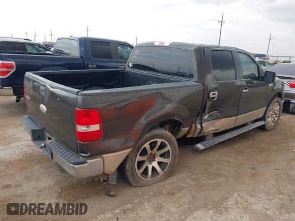 2007 Ford F-150 XLT with VIN 1FTRW12W27KB93506, listed as a IAAI auction lot 42397980 with Not provided miles and . Bid and sale history available at DreamBid. Image 4.