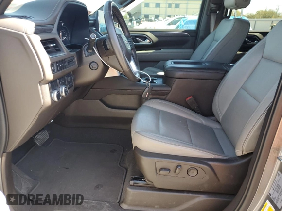2021 GMC Yukon SLT with VIN 1GKS1BKD0MR157857, listed as a Copart auction lot 72684764 with 25,169 mi miles and Salvage Title. Bid and sale history available at carsss.com. Image 7.
