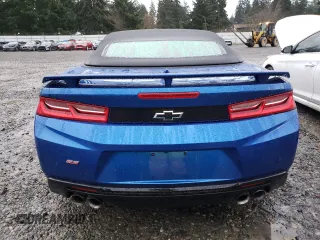 2017 Chevrolet Camaro 2SS with VIN 1G1FH3D76H0130722, listed as a Copart auction lot 87033954 with 35,600 mi miles and Salvage title. Bid and sale history available at DreamBid. Image 6.