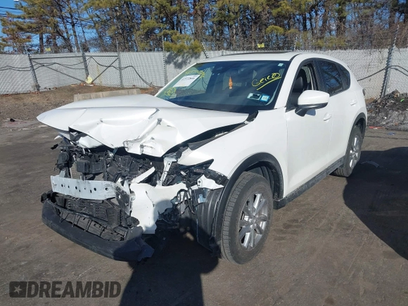 2022 Mazda CX-5 2.5 S Preferred Package with VIN JM3KFBCM4N0629177, listed as a IAAI auction lot 41572846 with 21,889 mi miles. Bid and sale history available at carsss.com. Image 2.