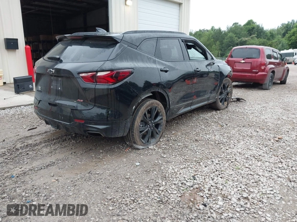2021 Chevrolet Blazer RS with VIN 3GNKBERS9MS553482, listed as a IAAI auction lot 42502133 with 103,077 mi miles and . Bid and sale history available at DreamBid. Image 4.