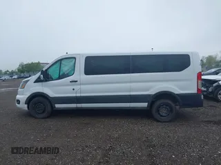 2023 Ford Transit Passenger XL with VIN 1FBAX2YG1PKA92302, listed as a IAAI auction lot 42187709 with 76,445 mi miles. Bid and sale history available at carsss.com. Image 14.