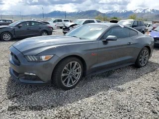 2015 Ford Mustang GT z VIN 1FA6P8CF7F5362994, wystawiony jako Copart lot #54863115 z przebiegiem 90 686 mil mil oraz Szkoda całkowita • Salvage title. Historia ofert i sprzedaży dostępna na DreamBid. Obrazek 1.